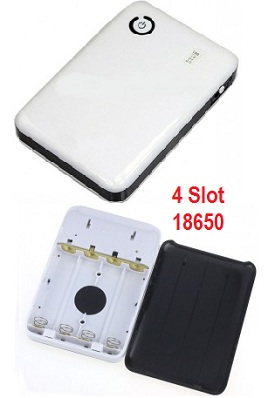 Casing Power Bank Baterai 18650 4slot