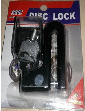 Gembok Kunci Cakram Motor (Disk Lock) panjang