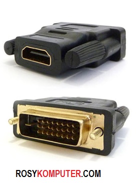 Konverter DVI (M) 24+1 to HDMI (F)