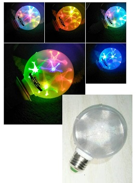 Lampu Led Bohlam Disco Bintang, Star Ball 1Watt