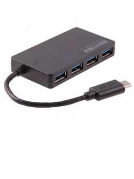 Converter USB HUB Type C to USB 3.0 4 port