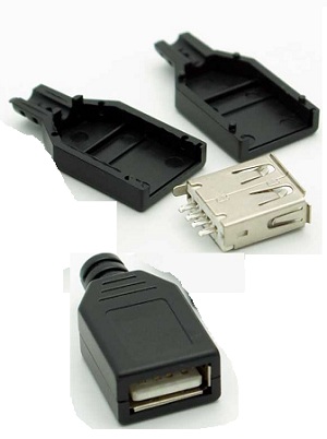 Socket Konektor USB Female