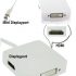 Kabel Converter Mini displayport Macbook to HDMI, DVI, Displayport