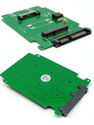Converter mSATA Mini PCI-E SSD to 2.5″ SATA 22pin Adapter