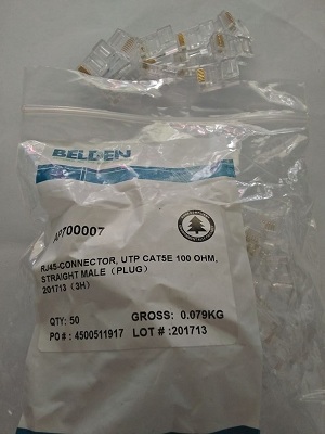 Konektor RJ45 AMP CAT.5E Belden