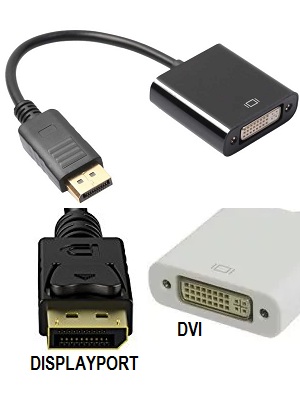 Kabel Converter Displayport to DVI Female