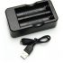 USB Charger Baterai 18650 2 Slot