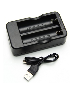 USB Charger Baterai 18650 2 Slot