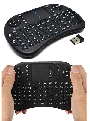 Keyboard Wifi Mini Fungsi Touch Pad & Mouse