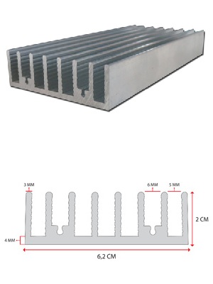 Heatsink (Pendingin, alumunium ) 14cm