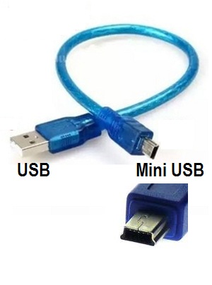 Kabel data usb Mini 5 pin to USB 30cm