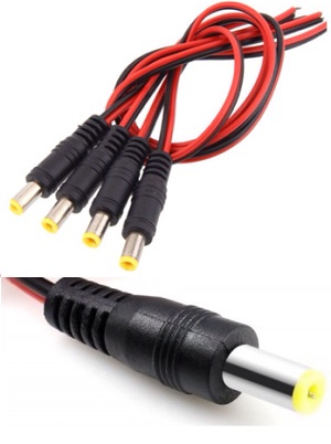 Kabel Adaptor Jack Colokan DC CCTV Male