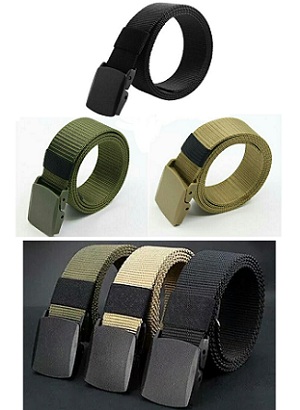 Sabuk Ikat Pinggang Gesper, Tactical Belt Non Metal