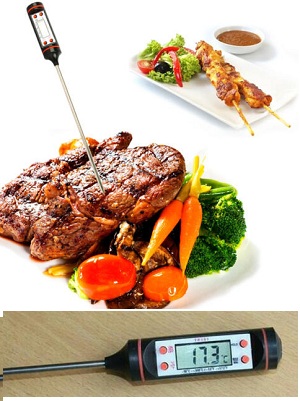 Thermometer Digital Alat Ukur Suhu Masakan Makanan Minuman