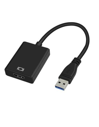 Kabel Converter USB 3.0 To HDMI Black