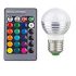 Bohlam Lampu Led RGB 16 WARNA 3w + Remote (SPOT LIGHT)