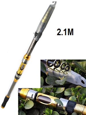 Joran Tongkat Pancing Carbon Fiber , Fishing Rod 210cm