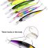 Umpan Lure Bentuk Ikan + Kail 3 hooks