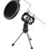 Mic Stand Tripod Mikrofon + Pop Filter