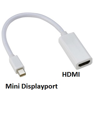 Kabel Converter Mini Displayport (macbook) to HDMI