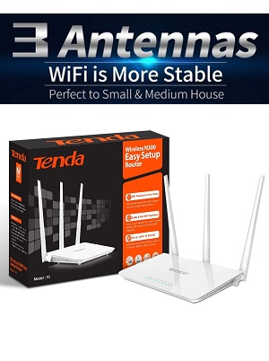 Tenda F3 Wireless Router, Range Extender, Access Point WIFI Repeater