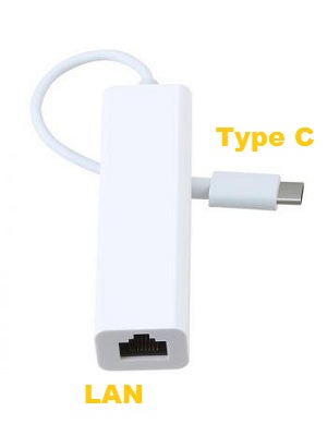 Kabel Converter Type C to LAN