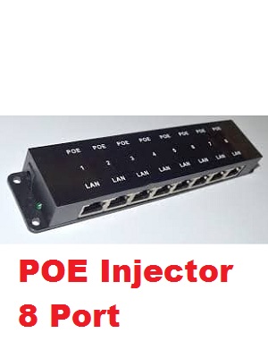 PoE Passive Injector 8 port