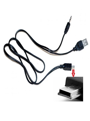 Kabel Adapter Audio Mini USB to USB