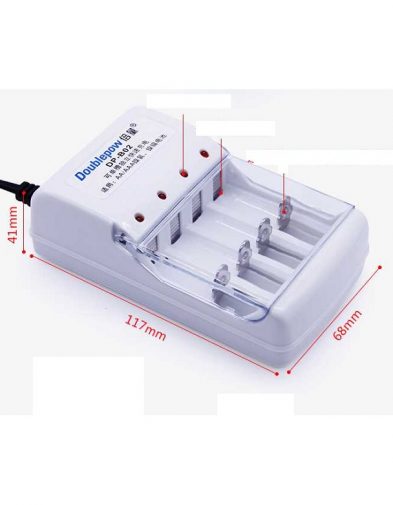 Charger Baterai AA / AAA 4 Slot Doublepow