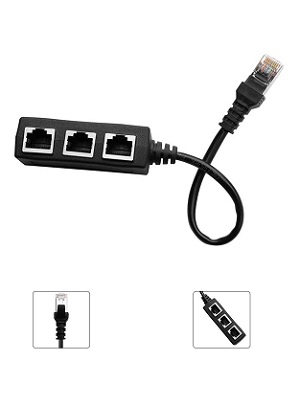 Splitter LAN RJ45 1 to 3 Port