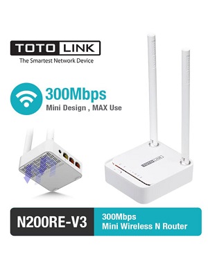 Totolink N200RE  Wireless Router 2 Antena 300Mbps