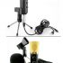 Microphone Condenser + Stand , Conector Usb dan Jack 3.5mm