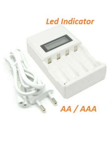 Charger Baterai AA AAA Led Indicator