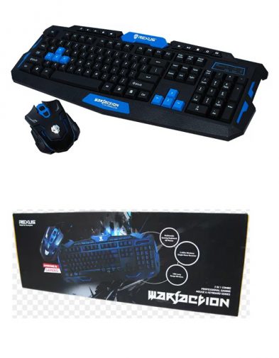 Keyboard + Mouse Gaming Wifi Warfaction Rexus VR-2