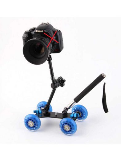 Dolly Slider Kamera DSLR + Arm + Monopod