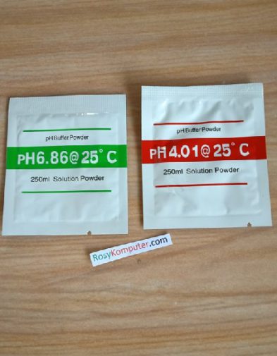 2 Serbuk Bubuk PH Meter Buffer Powder 250ml