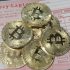 Koin Bitcoin Gold Plate