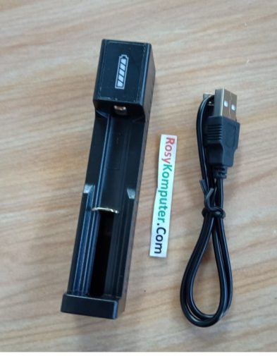 Charger Beterai 18650 1 slot USB