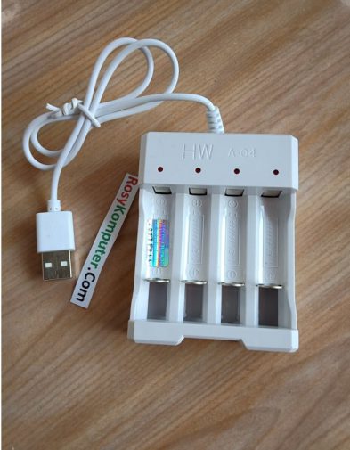 Charger Baterai AA / AAA USB 4 Slot