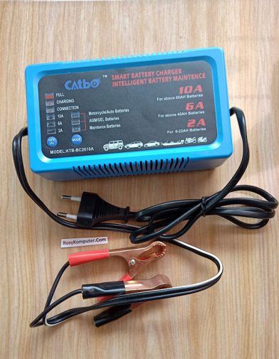 Smart Charger Baterai Aki Motor Mobil 12v 2A 6A 10A