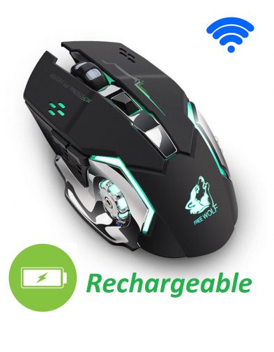 Mouse WIfi Rechargeable Gaming 1800 DPI