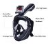 Snorkel Full face Masker Penutup Wajah Menyelam + Holder camera