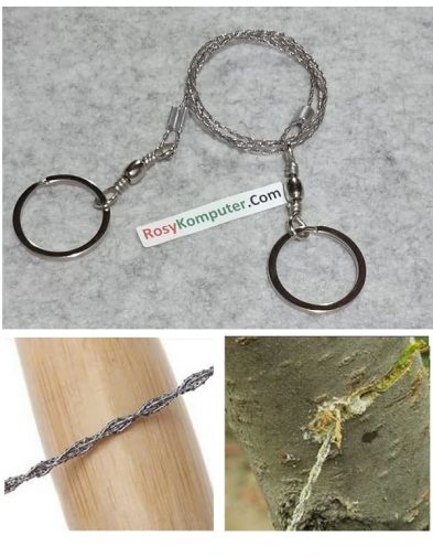 Gergaji Tali Kawat Besi Wire Saw Outdoor Survival