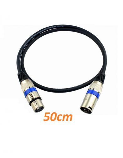 Kabel XLR Microphone Male-Female 50cm