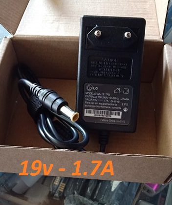 Adaptor Charger LCD LG 19v 1.7A