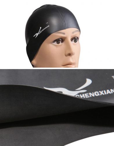 Topi Renang, Penutup Kepala Silicone Swim Cap