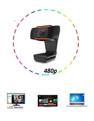 Webcam, Usb Camera 480p Jepit