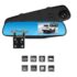 Smart Kaca Spion DVR Mobil 1080p Display Kanan