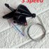 Shifter Kiri 3 Speed, Operan Gear Sepeda