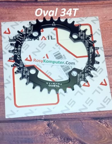 Chainring Oval 34T, Gear Aluminium Alloy